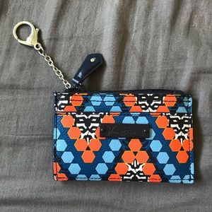 Vera Bradley Leather Zip Coin Purse or Card Case